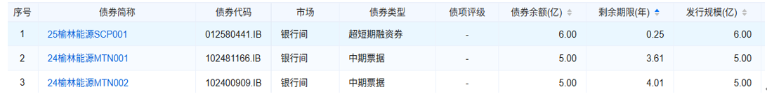 榆林能源上半年营收同比下滑近两成，存续债券规模16亿 | 债市财报观察